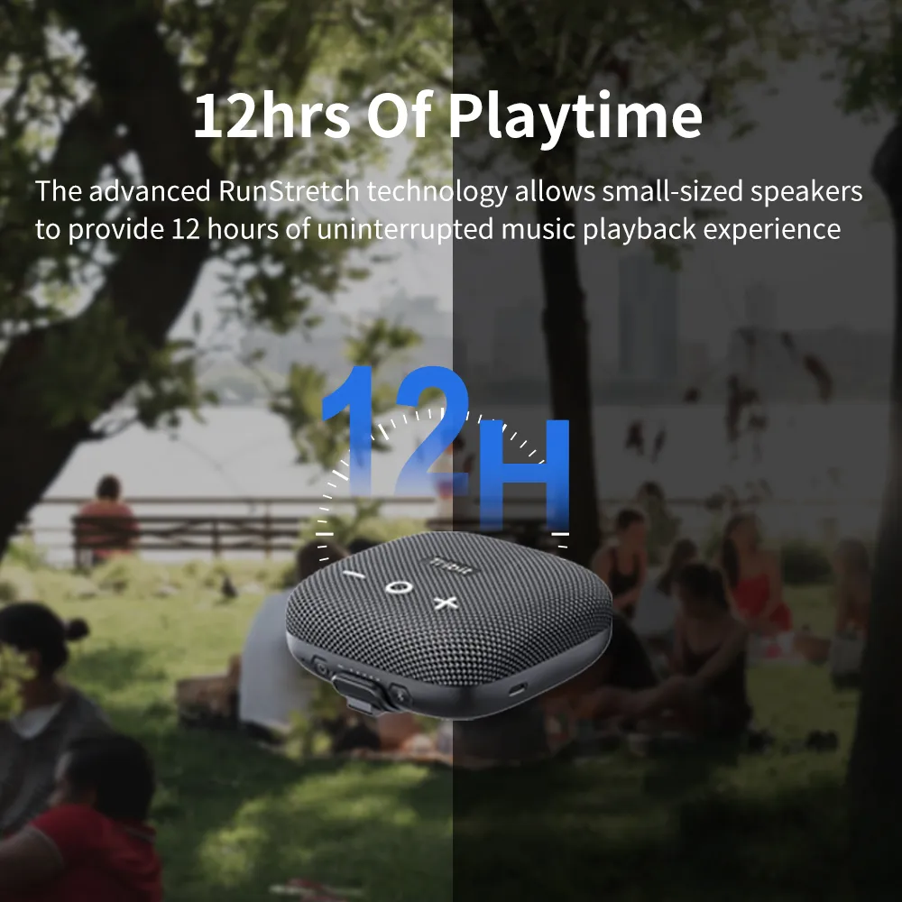 Collection Tribit StormBox Micro 2 Draagbare Bluetooth Speaker 90dB Luid Geluid Diepe Bass IP67 Waterdicht Camp Klein
