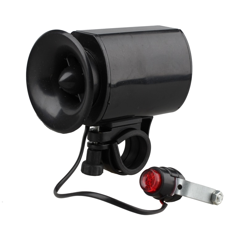 Waterproof Electronic Bicycle Bike Ultra-loud Bell 6 Sounds Horn Alarm Speaker: Default Title