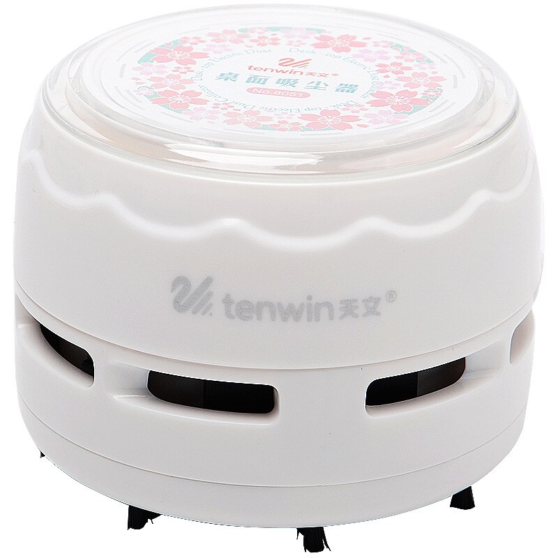 Tenwin Electric Vacuum Cleaner Desk Set Desktop Mini Auto Portable Cordless Dust Sweeper For Kids Office School Supplies