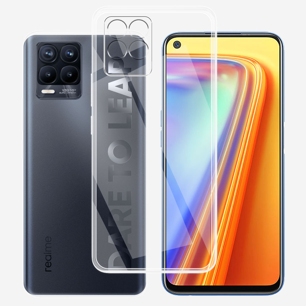 Funda transparente de silicona para teléfono Realme, carcasa suave para Realme 8 Pro, 8i, 8Pro
