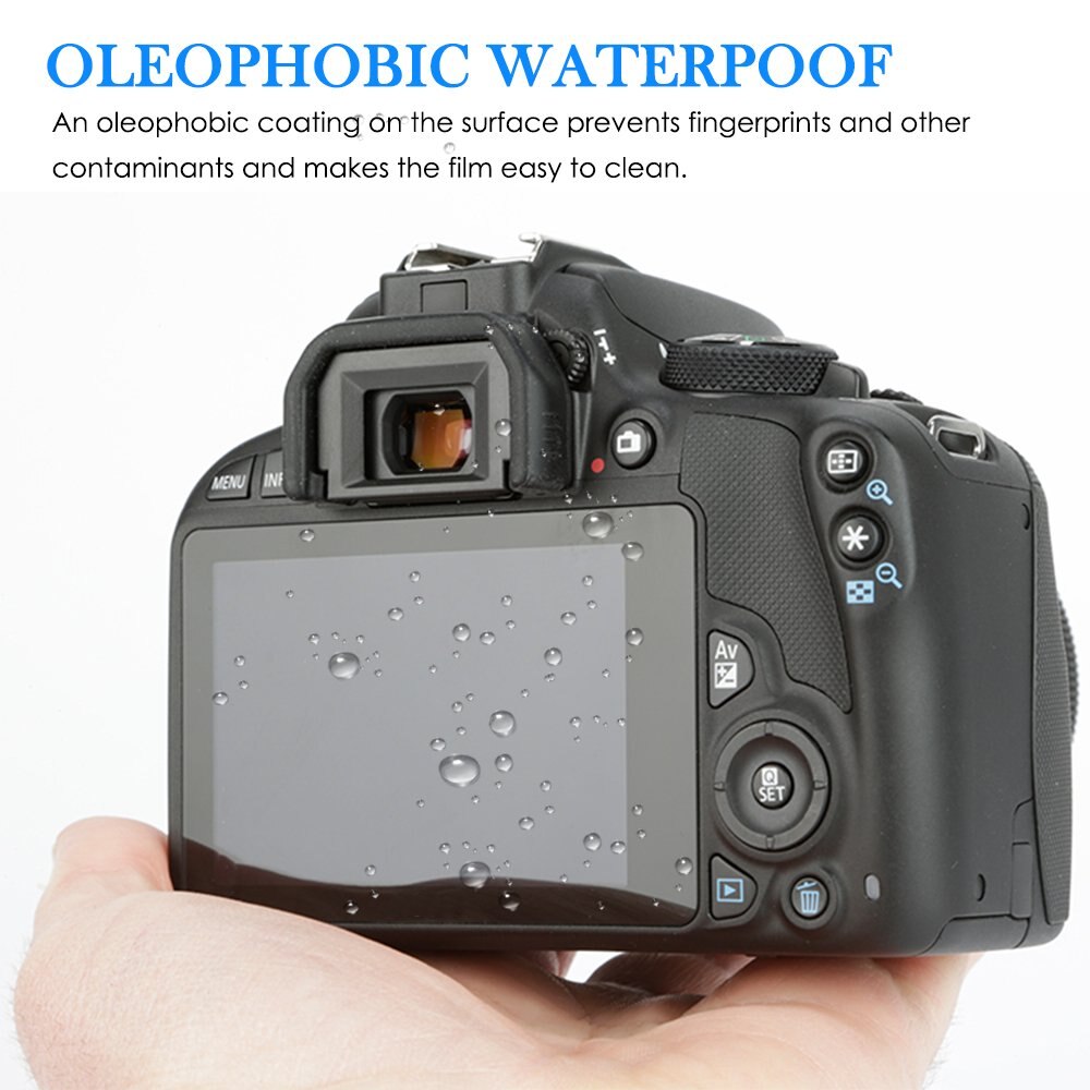 Camera Lcd Screen Protector Optical Gehard Glas Beschermende Guard Waterdicht Voor Canon Dslr 5DIV 5 Diii 1300D 80D 700D 200D 77D