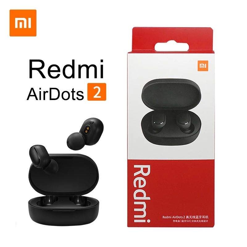 2020 brand new original Xiaomi Redmi Airdots 2 TWS auricolare senza fili di bluetooth 5.0 ricaricabile auricolare in-ear auricolare stereo