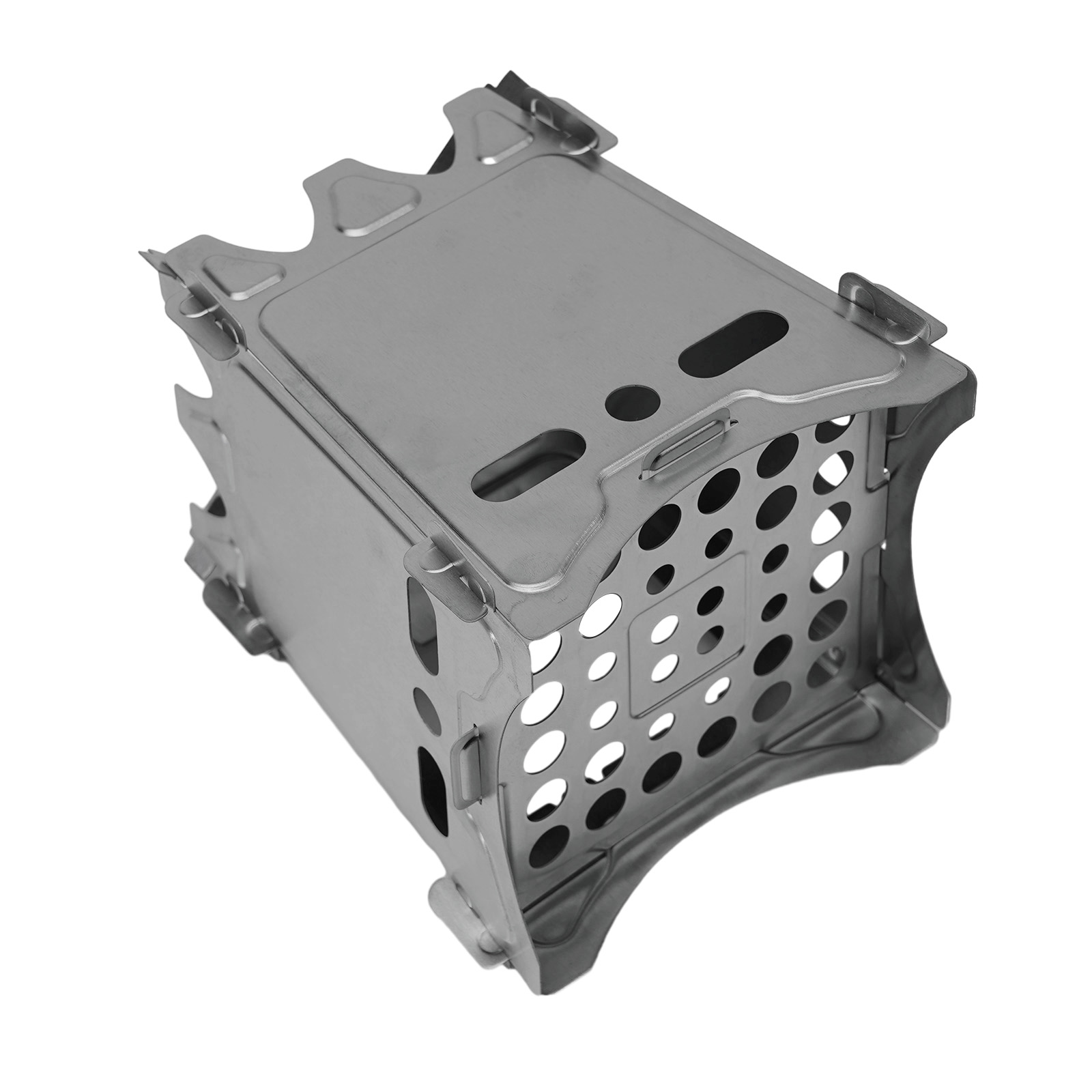 Cooking Picnic Wood Stove Camping Stove Burners Folding Packable Lightweight PURE TITANIUM Stove