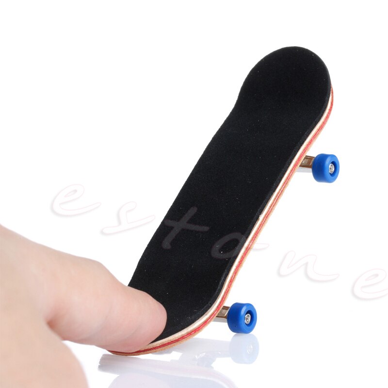 Basic Complete Wooden Deck Fingerboard Maple Wood with Bearings Grit Foam Tape