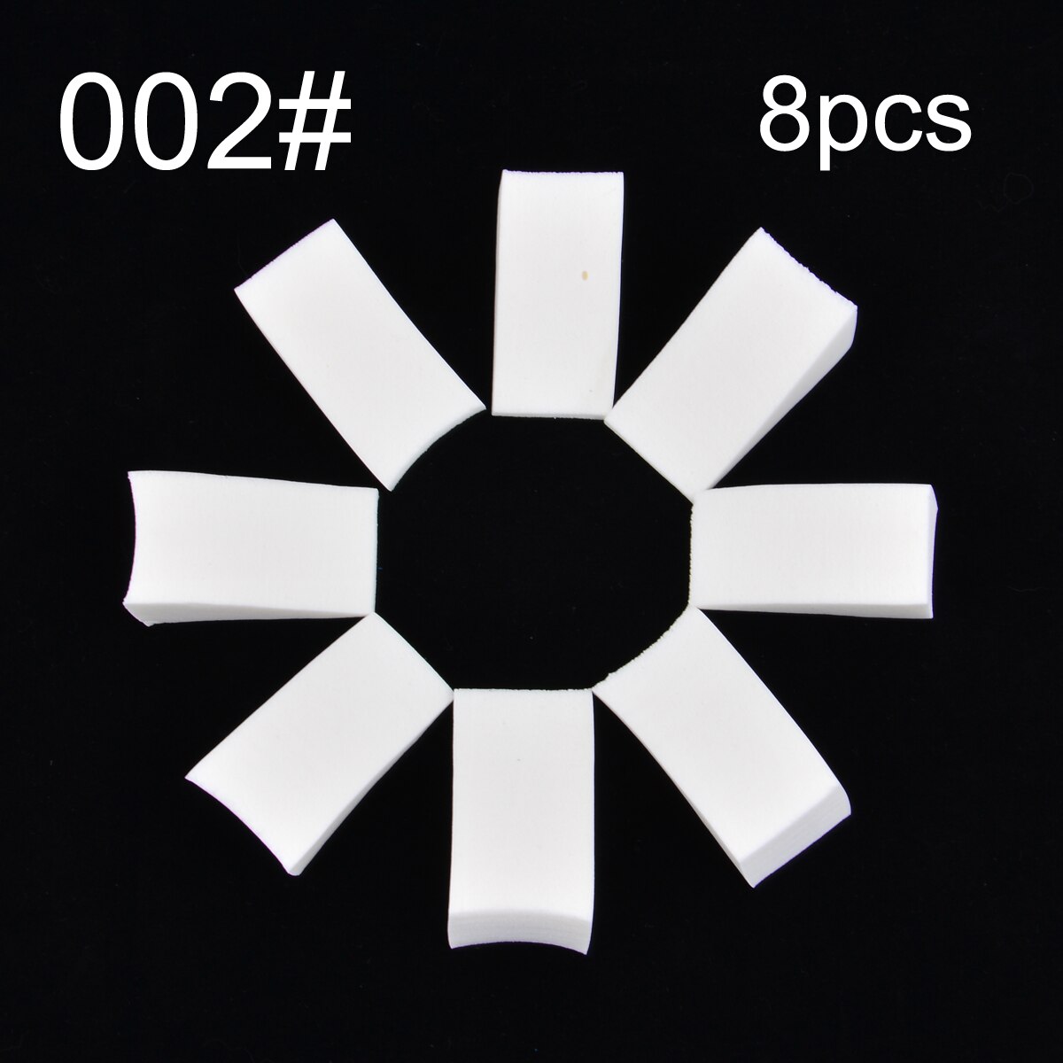 Gradient Nail Soft Sponges Simple DIY Change Color Sponge With Stamper Polish Stamping Manicure Salon: 002