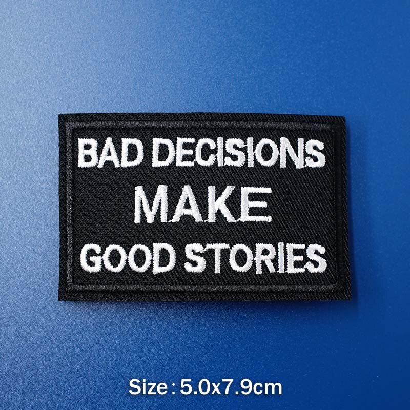 Nope Route 69 Diy Borduurwerk Badge Applique Kleren Strijken Kleding Naaien Levert Decoratieve Badges Ufo Oops: 22