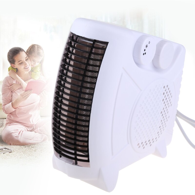 Mini Electric Heater Portable Space Home Office Winter Warmer Fan Air Heater