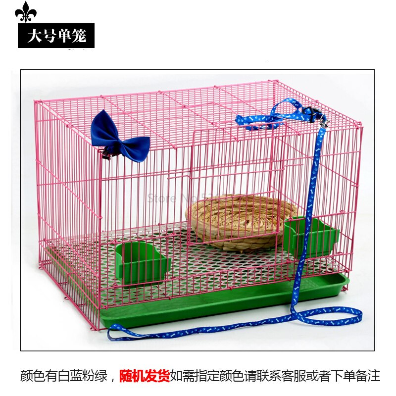 Rabbit cage extra large rabbit Dutch pig mouse drooping breeding pet rat nest: Yellow