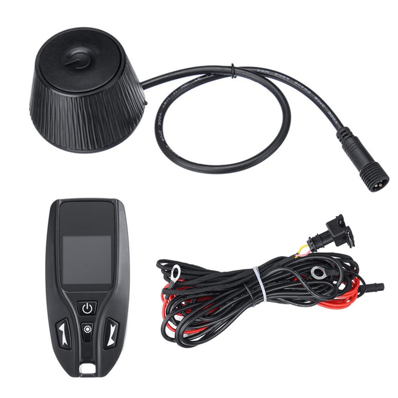 12v 24v bil lastebil luftvarmer fjernkontroll lcd -bryter parkeringsvarmer kontroller termostat for dieselvarmer m/ sele