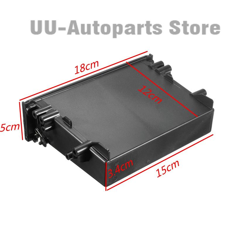 Opbevaringslomme boks kit universal enkelt din bil cd afspiller radio stereo dash trim opbevaring lomme boks kit
