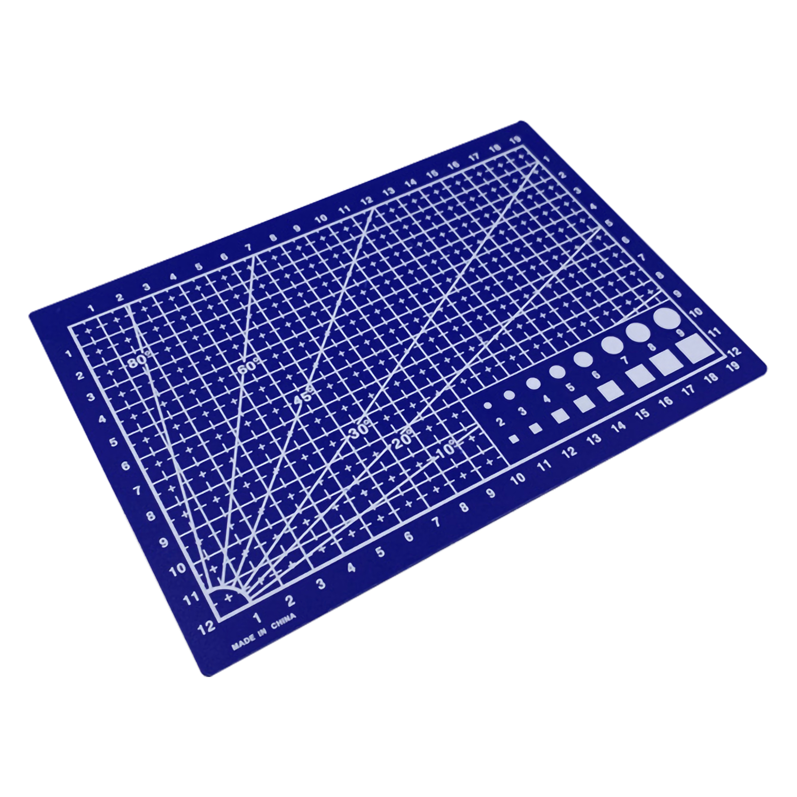 A3 A4 A5 Cutting Mat Workbench Patchwork Cut Pad Sewing Manual DIY Tool Knife Engraving Single-sided Cutting Board Underlay: Blue / A5
