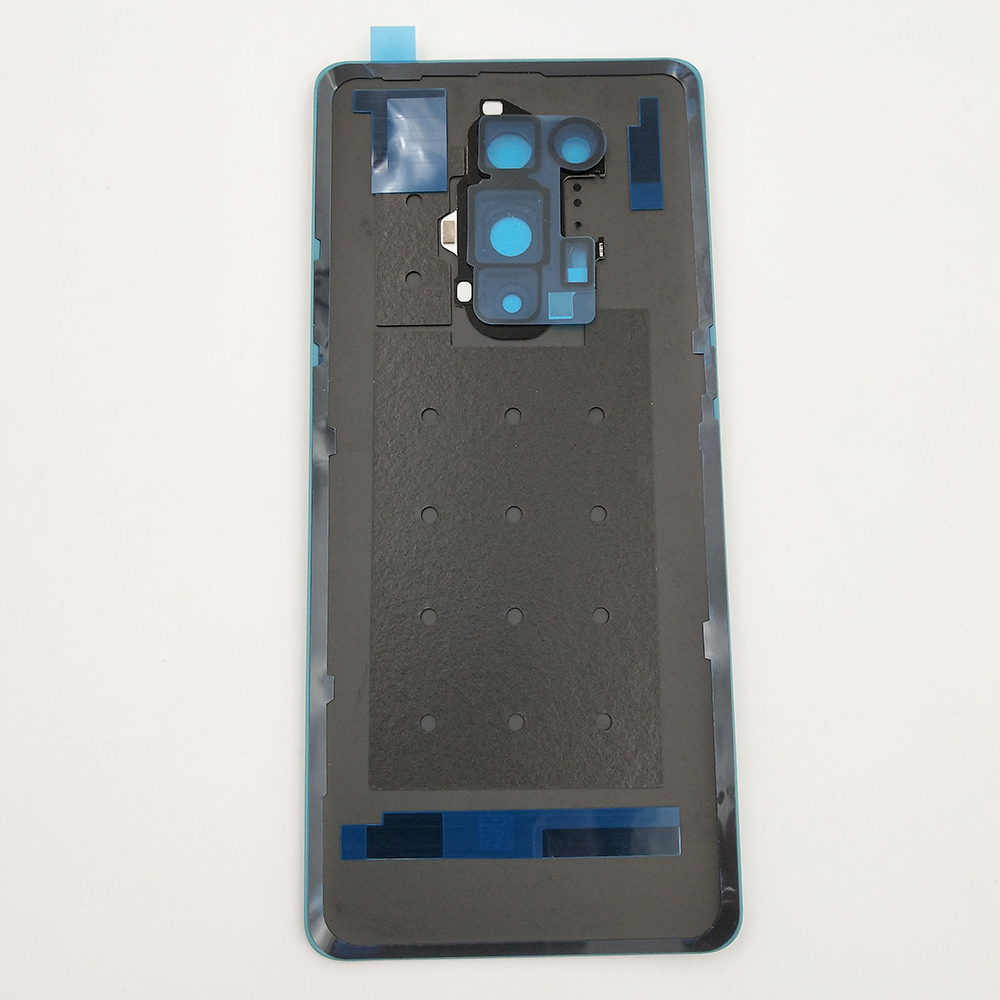 Carcasa trasera Original para Oneplus 8 Pro One Plus, cubierta trasera de cristal, reparación, reemplazo de batería, funda para puerta con lente de cristal de cámara + logotipo