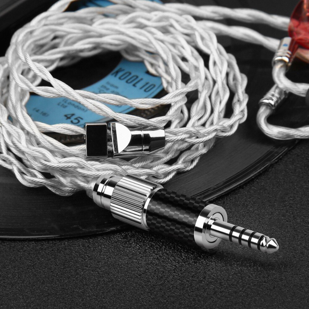 Xlr typ -c 2.5 3.5 4.4mm 6.35mm rodiumplätering hifi hörlurskabel kontakt 8 in 1 multifunktions självlåsande kontaktadapter