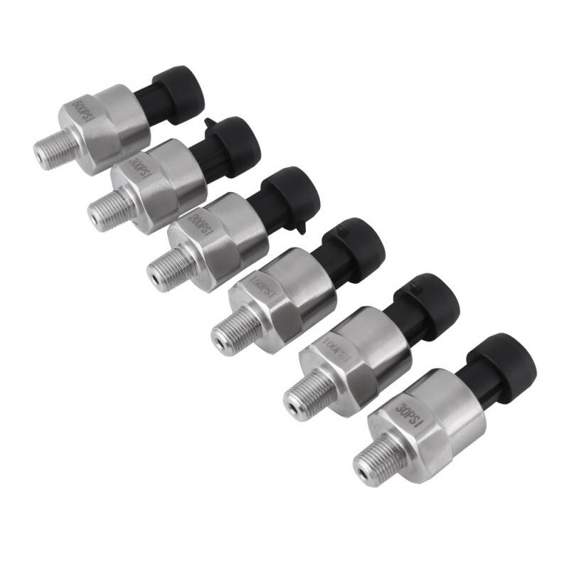 1/8NPT Thread Stainless Steel Pressure Transducer Sender Sensor for Oil Fuel Air Water 150PSI