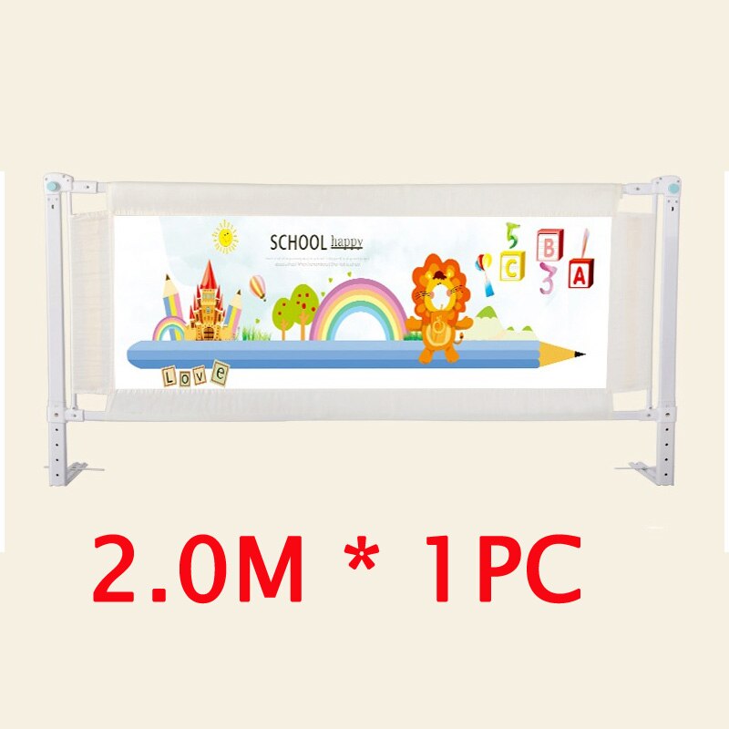 Baby bed fence lift up and down security gate children bed rail kids playen: 2.0m