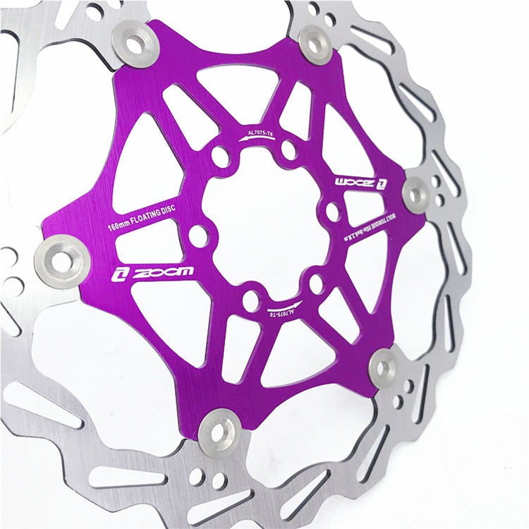 Disque 180mm frein flottant pour vtt taiwan zoom original  dh 6 203 160mm