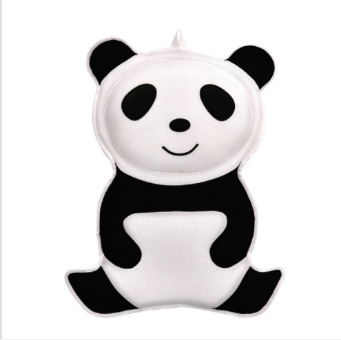 Leuke Panda Bad Kussen SPA Badmat Hangable Hals Hoofd Kussen Zuignap antislip Badkamer Accessoires met 6 zuignappen