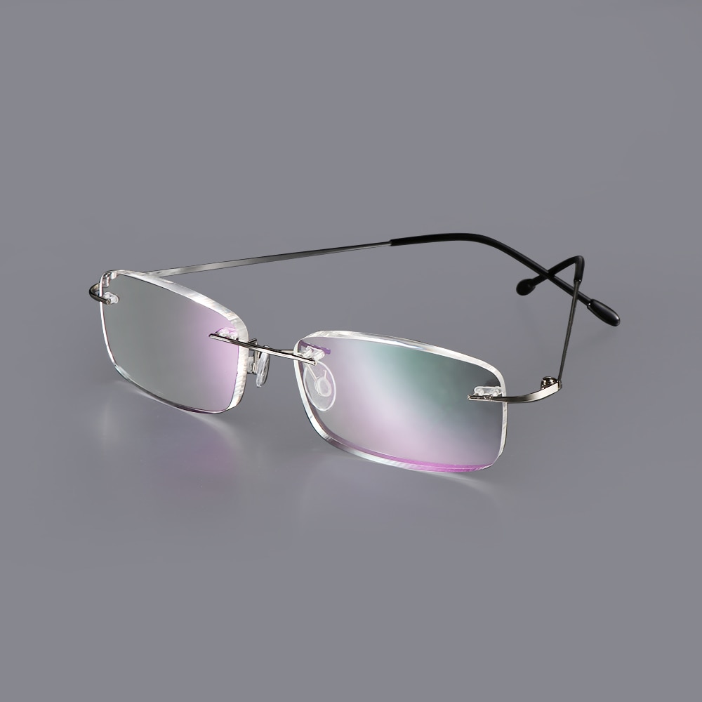 Randloze leesbrillen dames heren titanium ultralichte brillen magnetische brillen presbyopische montuurloze brillen  +1.0 ~ +3.5