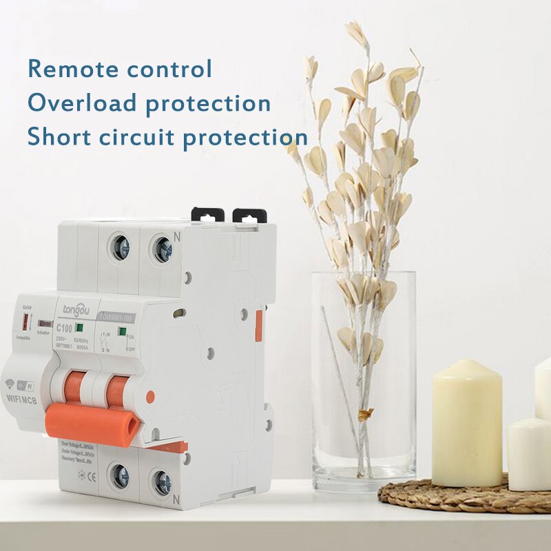 Circuit Breaker Remote Wifi Switch Control App Smart Wireless Timing Off Control WIFI Circuit Breaker Timer Remote Control