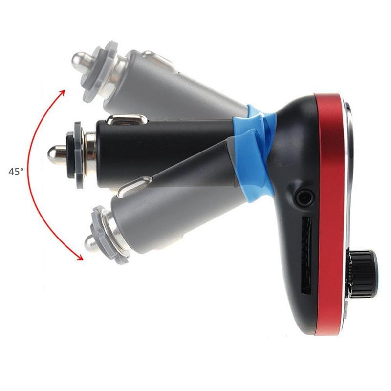 Wireless Multifunctional Handsfree Car Kit/ Adapter FM Transmitter / Calling / MP3 Player Dual USB Ports For Phone Power