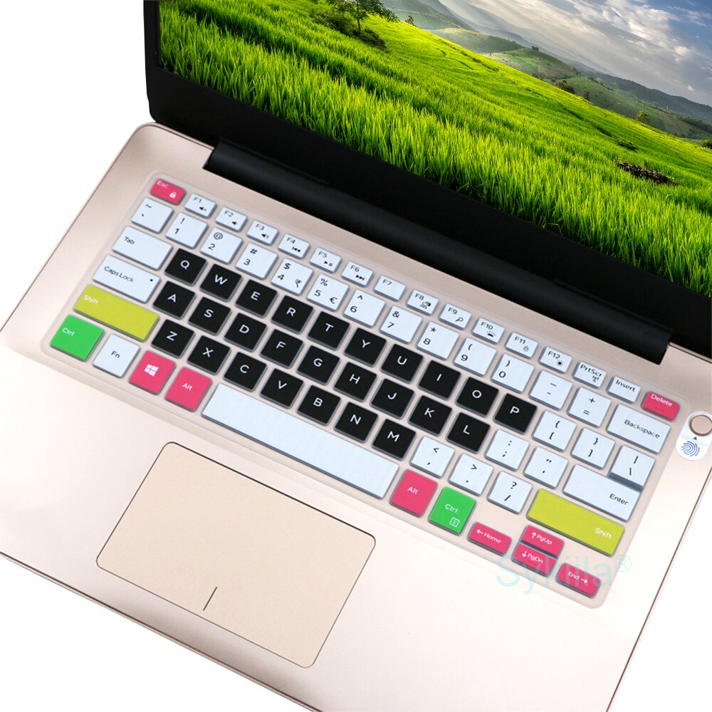 Cubierta para teclado Dell Inspiron 13 15 3508, 3608, 4308, 4508, 7347, 7348, 7352, 7353, 7359, 7547, 7548 funda de piel protectora 13BD 13WD 15BD