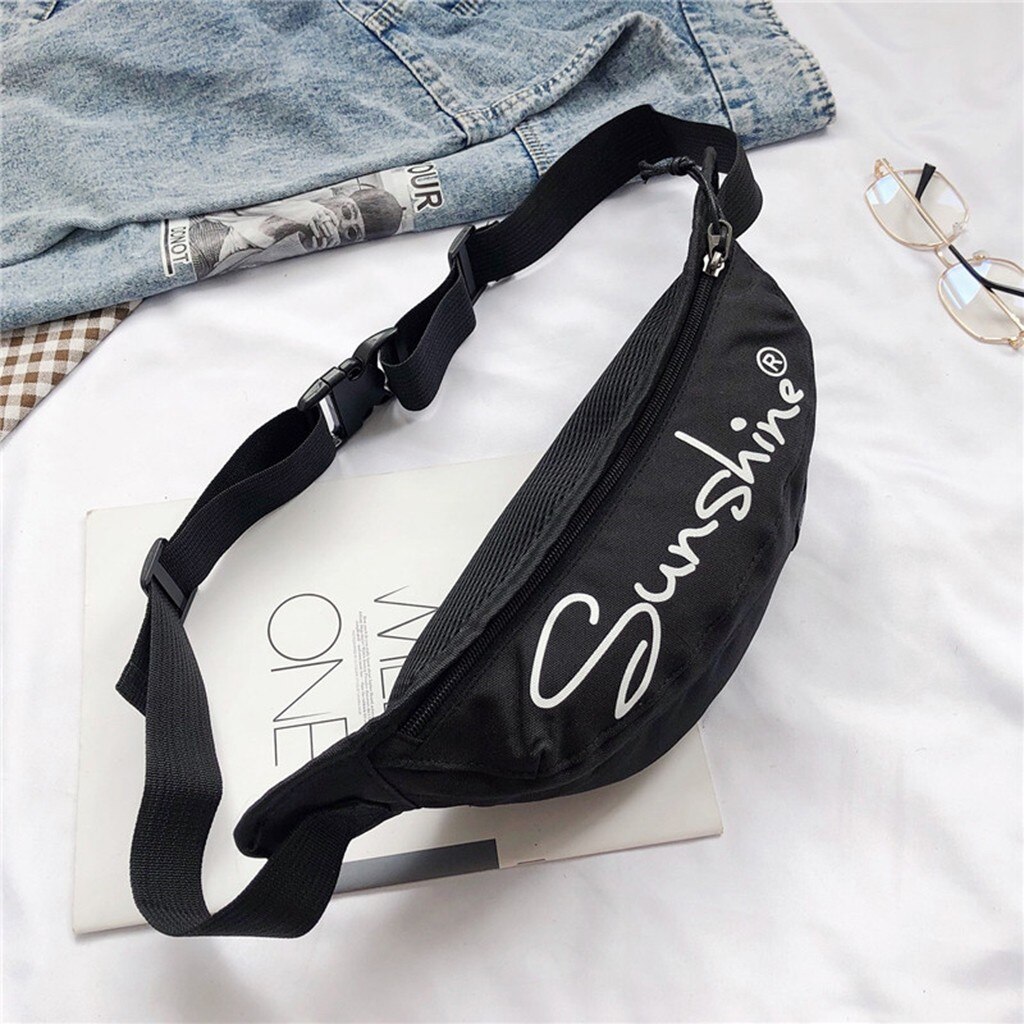 Unissex esporte à prova dunisex água bolsos mensageiro saco de peito cintura estilo faculdade carta bolsa de ombro mujer bolsas femininas #50