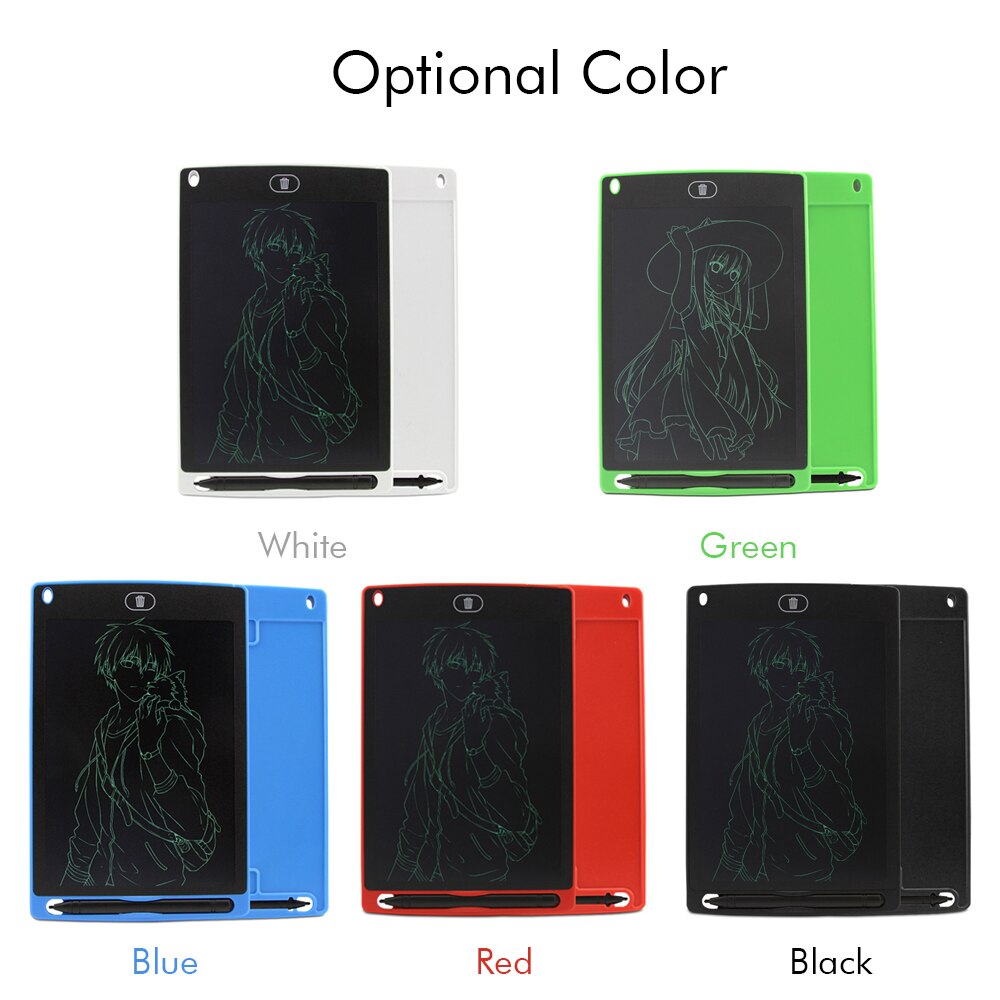 8.5in LCD tablette électronique d'écriture de mémo pour les personnes âgées et les enfants écrivent pour communiquer tableau noir Intelligent Portable