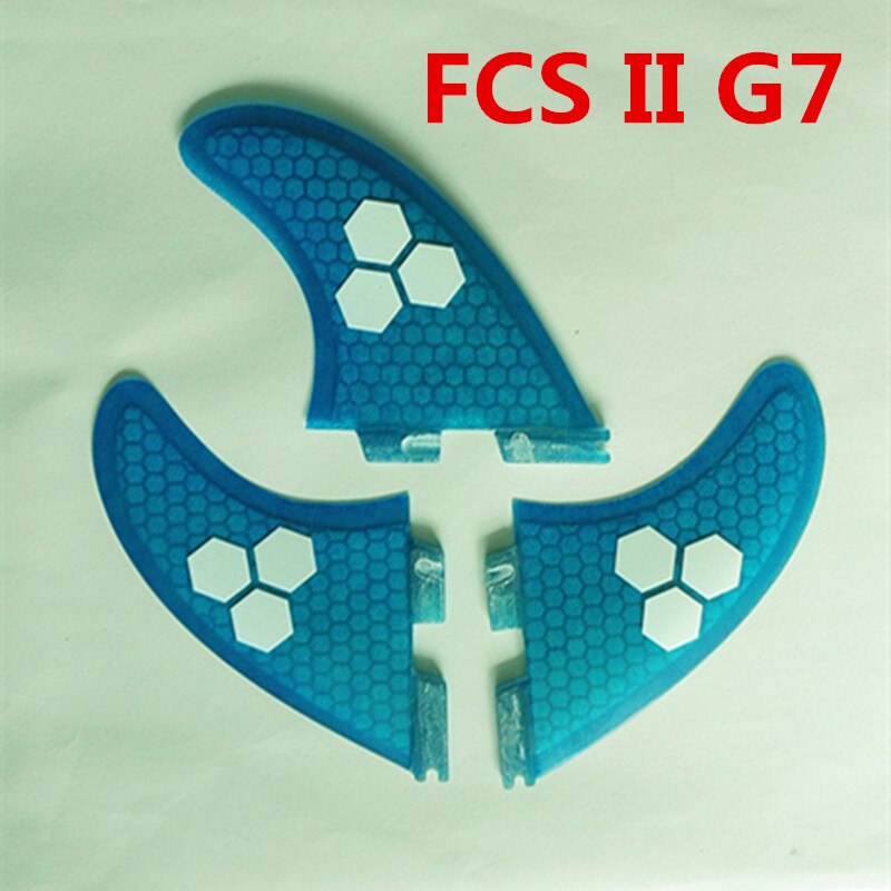 SRFDA surf fin for FCS II box fins with fiberglass honey comb material for surfing L-size G7 3pcs/set surfboard fin