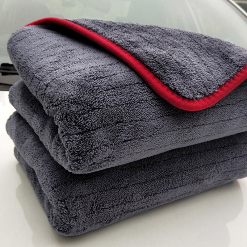 1000GSM 90X60Cm Grote Maat Dikke Pluche Microfiber Handdoek Auto Wassen Schone Doeken Microvezel Wax Polijsten Detailing Handdoek Absorberende