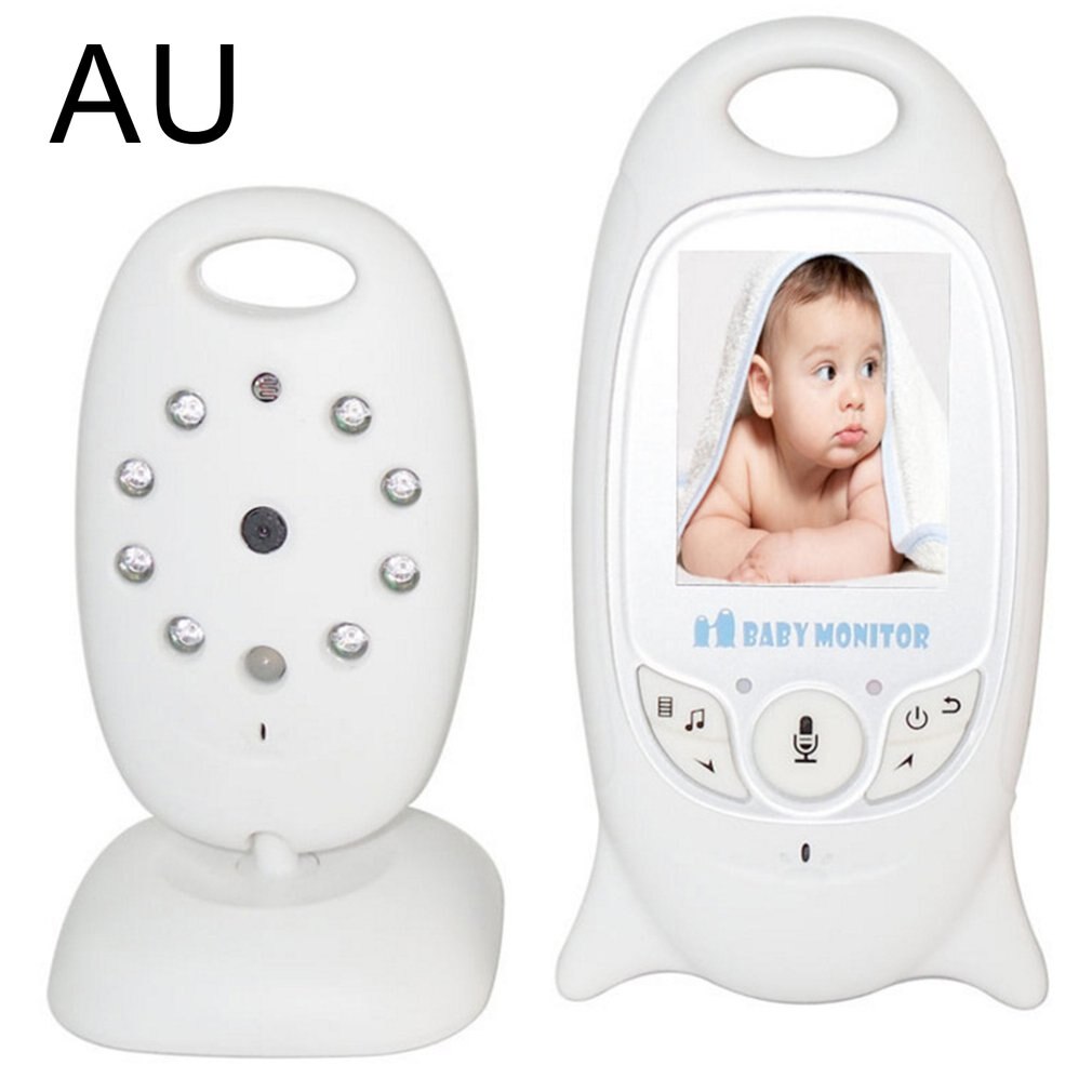 VB601 2.4g Baby Monitor Baby Monitor Built-in Lullaby Temperature Monitoring Night Vision Baby Caregiver: AU Plug