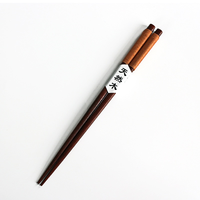 2 paar Holz Stäbchen Chinesische Japanische Natürliche stäbchen Sushi Lebensmittel Stöcke hacken Stöcke essen Ware hacken Stöcke