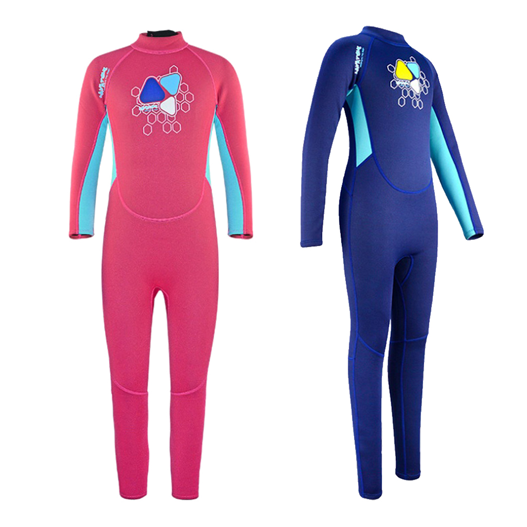 Kids Neoprene Wetsuit Full Body Warm Thermal Swimsuit Quick Dry Rash Guard for Boys Girls Youth Teens MultiColors & Sizes