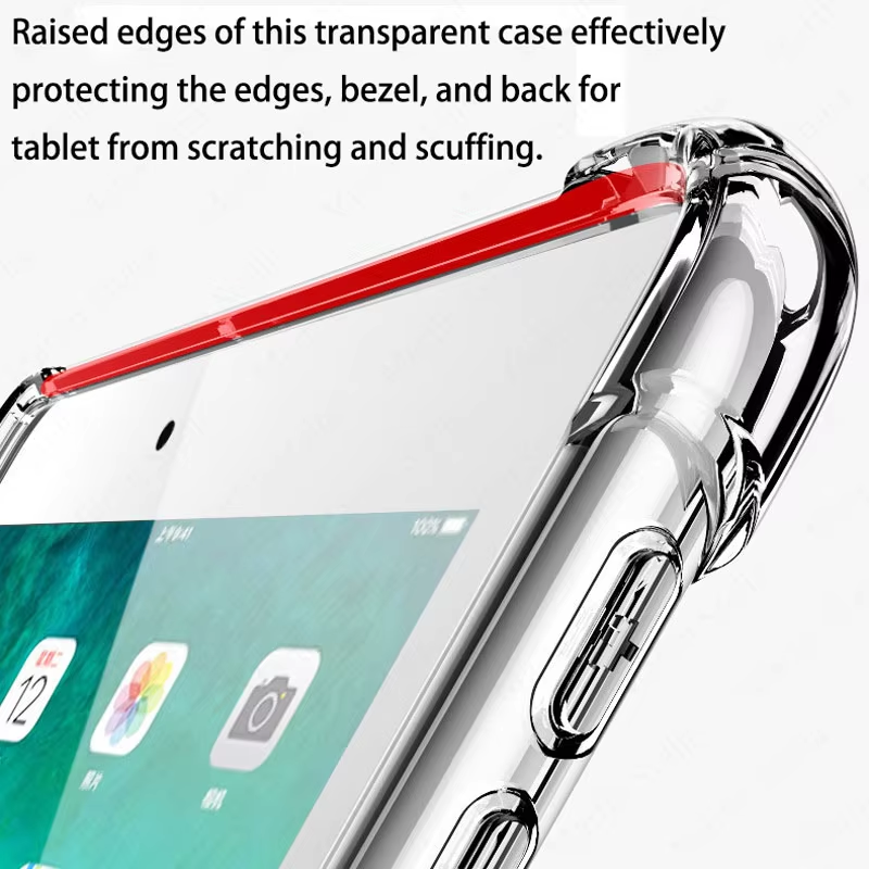 Clear Case For iPad 10th 9th 8th 7th 6th 5th Generation With Pencil Holder Case iPad Air 11 5 4 3 Pro 13 12.9 Mini 6 7 Tpu Cover