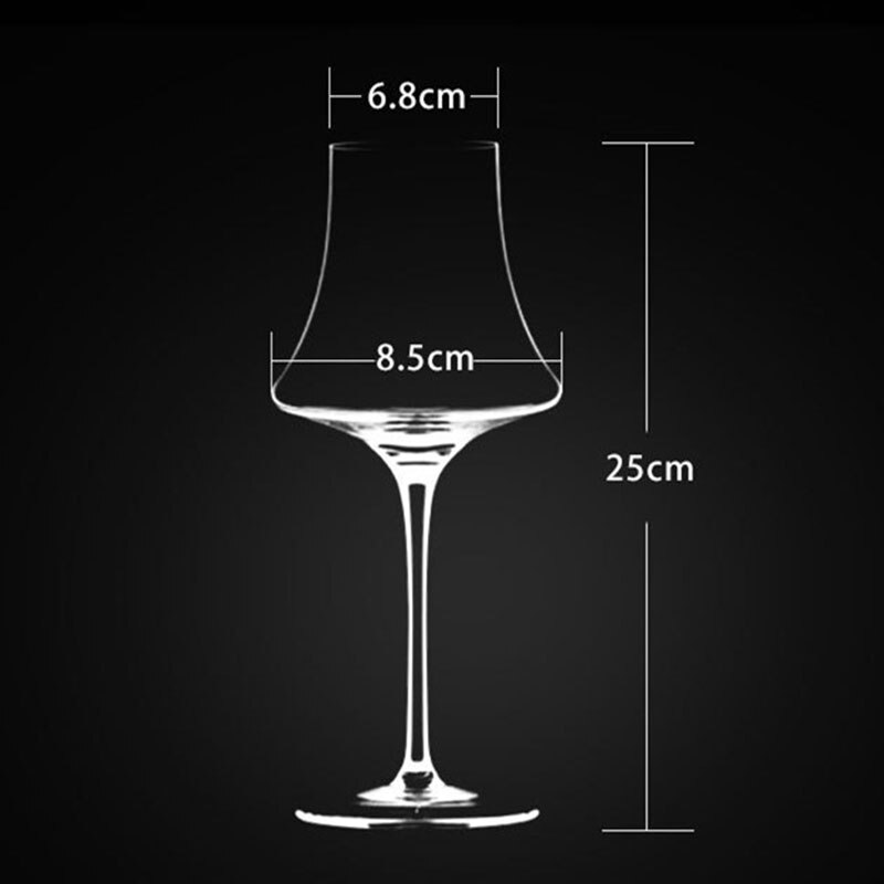 Lead-free Handmade Goblet Wine Glass Crystal Cocktail Glasses Champagne Flute Brandy Glass Party Barware Whiskey Glass