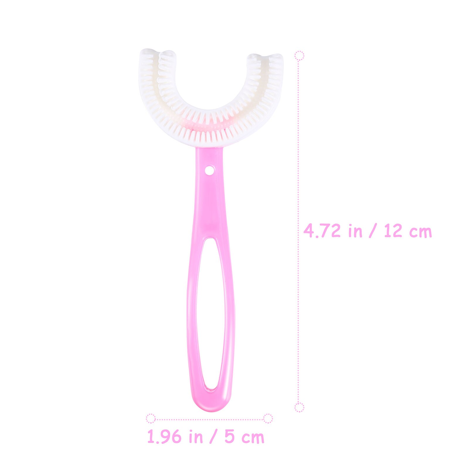 3Pcs Children U-shaped Toothbrushes Teeth Brush Kids Teeth Cleaning Brushes