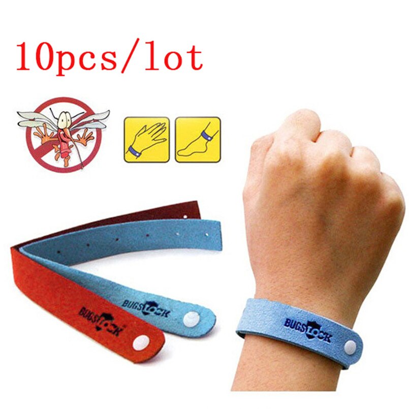 10Pcs Outdoor muggenspray armband armband anti-muggen muggenspray polsband Geschikt voor volwassenen en kinderen 30N28