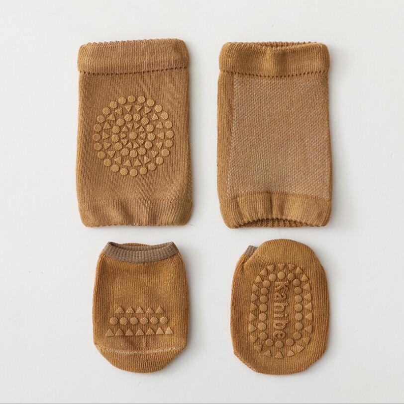 Chaussettes antidérapantes unisexes pour bébé, genouillère épaisse, semelle en caoutchouc éponge, pour enfants, garçons et filles, chauffe-jambes, 0-3T: C / 1 to 3t