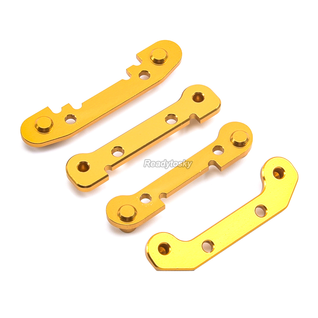 Upgrade Metal Reinforced Swing Arm RC Car Model Replace Set for 1/14 1:14 Wltoys 144001 / 1/12 Wltoys RC Car Accessories Parts: Gold