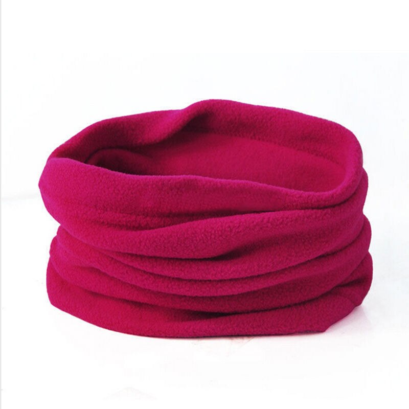 Warm Male Soft Fleece Scarves Men Winter Scarf Ring For Men Neck Shawl Snood Warp Collar Women Knitted