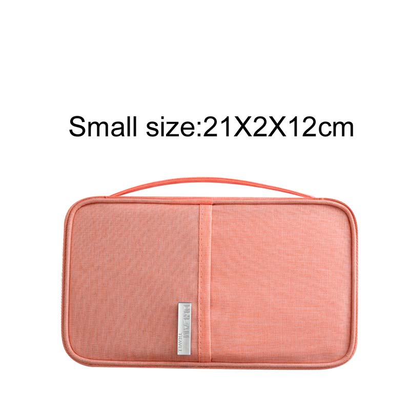 Bolsa de viaje impermeable, gran capacidad, multifuncional, separación en seco y húmedo, bolso de almacenamiento, deflector de viaje, fin de semana, cubos de embalaje: Style 2 small pink