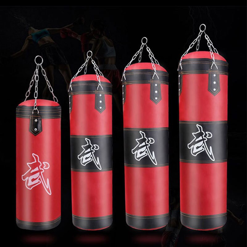 Boxing Punching Bag Training Fitness With Hanging Kick Sand bag adults Gym Exercise empty-Heavy boxing bag