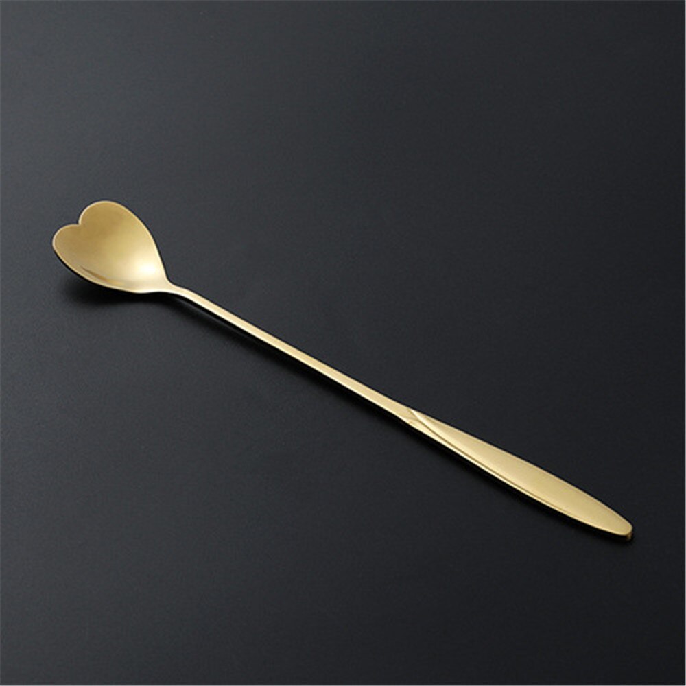 Stainless Steel Long Handle Mixing Spoon, Bar Stirring Spoon for Cocktail, Ice Cream, Coffee, Juice, Tea, Drink,Home Tableware