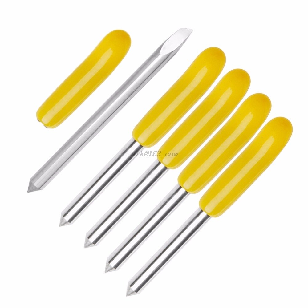 Plotter de corte de cuchillas de 60 grados, 30, 45, para hoja de corte de vinilo Pcut, oferta, 5 uds.