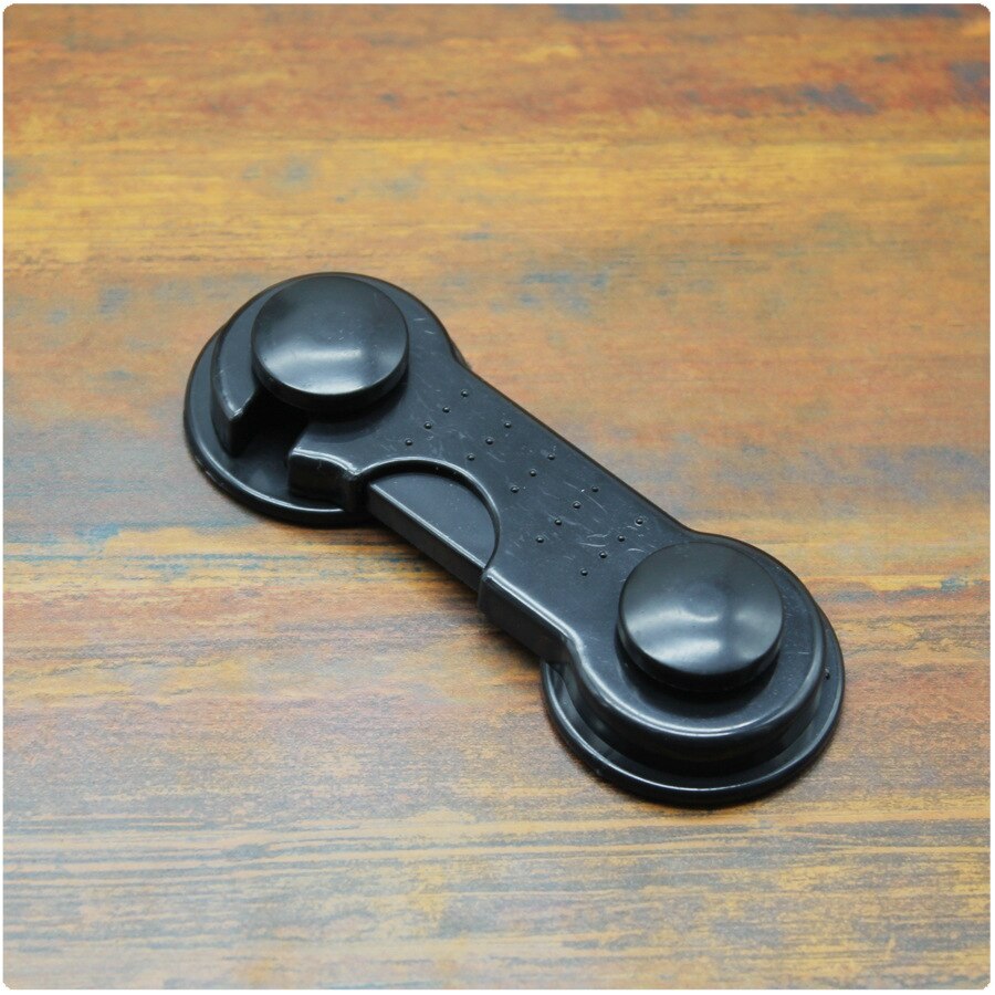 5pc blocco dell'armadio in plastica sicurezza dei bambini protezione del bambino da serrature di sicurezza per bambini per frigoriferi chiusure per cassetti di sicurezza per bambini: 5 PC Black