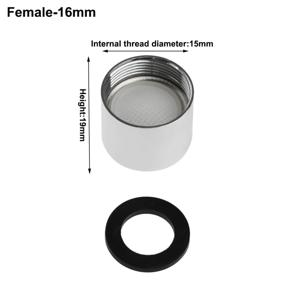 16-28Mm Kraan Beluchter Kraan Mannelijk Vrouwelijk Mondstuk Spuit Einde Diffuser Filter Badkamer Keuken Filter Kraan Accessoires Bubbler: Rood