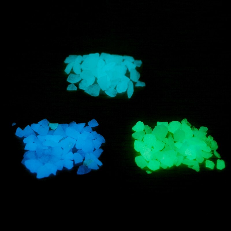 Glow in the Dark Gravel Rubble Fish Tank Aquarium Park Garden Yard Home Decor