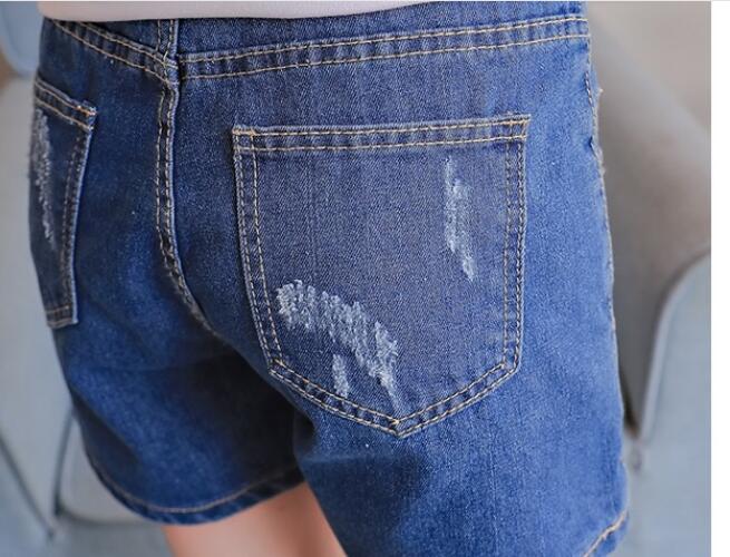 Short de maternité en coton pour femmes enceintes, pantalon en lin, soins du ventre, en Denim, fin, grande taille m-xxl, été