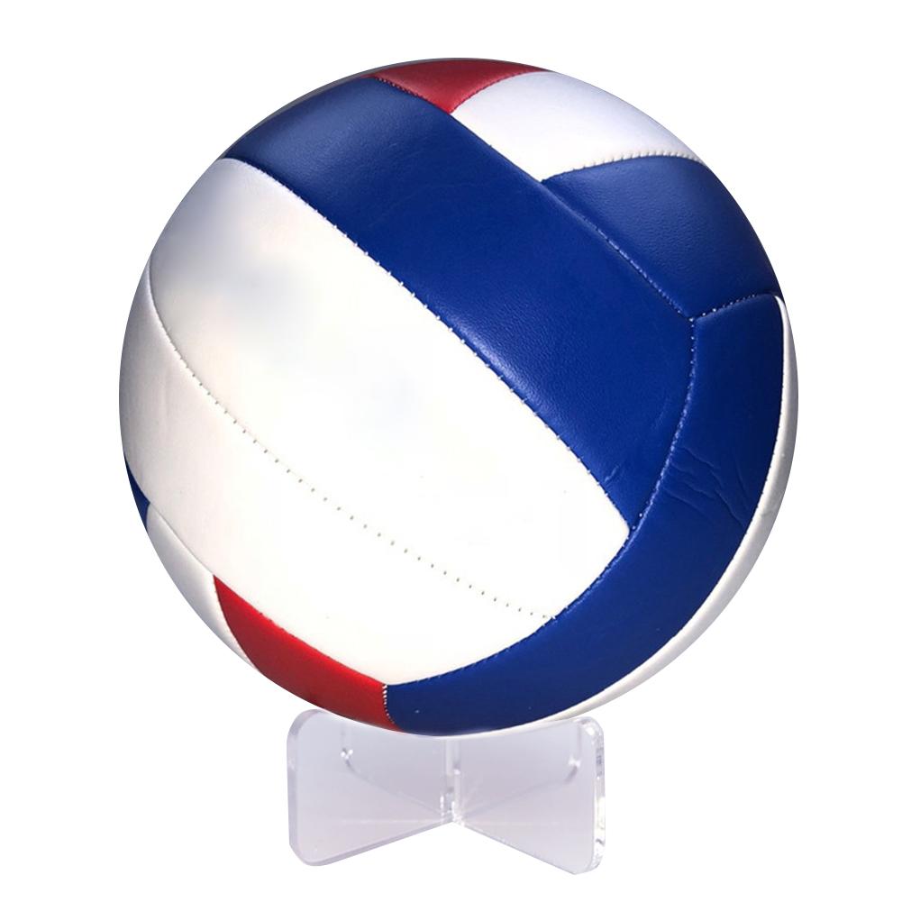 Akryl multifunktions display stativ bowling rugby basket fotboll bollhållare transparent akryl rack support bas