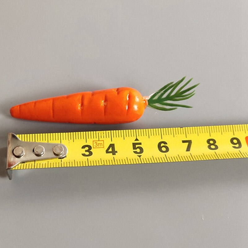 10 Uds Mini zanahoria Artificial plástico Flor de PE frutas y verduras boda simulación decoración
