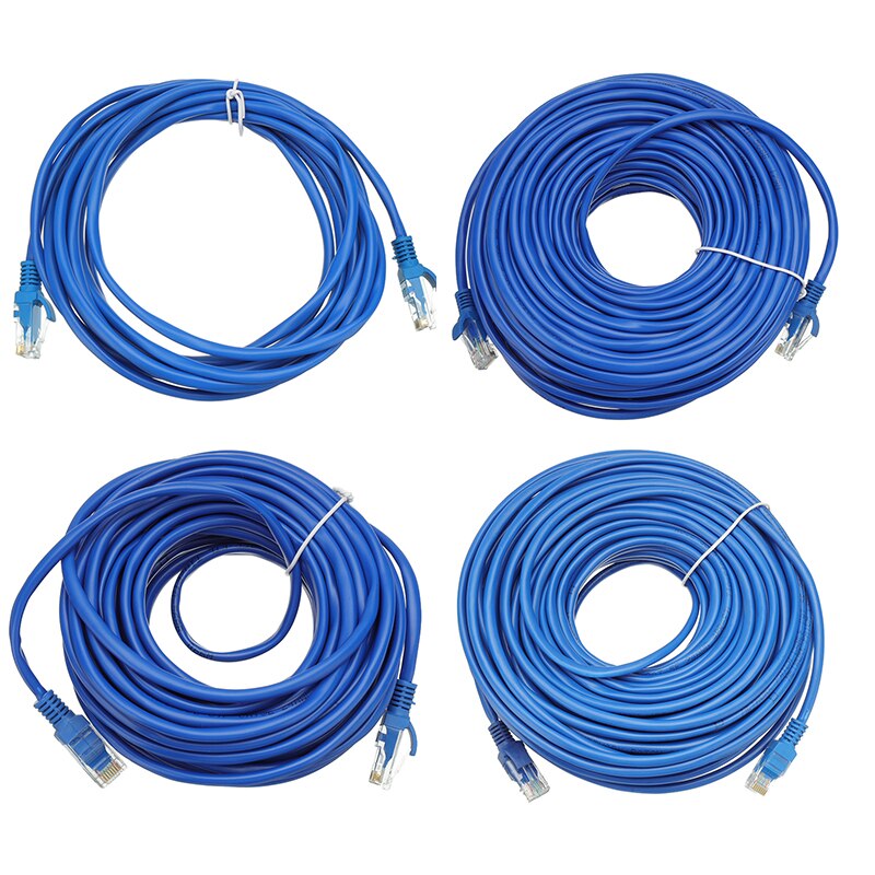 Wysokiej jakości 30M metr RJ45 CAT5 kabel internetowy Lan przewód sieciowy Internet przewód prowadzący Router